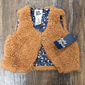 Baby B'gosh Brown Fuzzy Vest for Kids